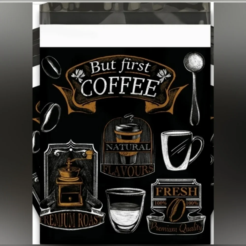 Variety Pack 15 of each 10x13 Coffee Poly Mailers